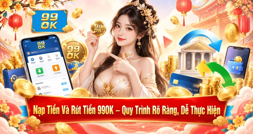 Nạp Tiền Và Rút Tiền 99OK – Quy Trình Rõ Ràng, Dễ Thực Hiện